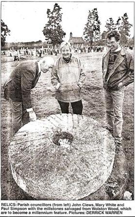 Millstone 2000 in cemetery