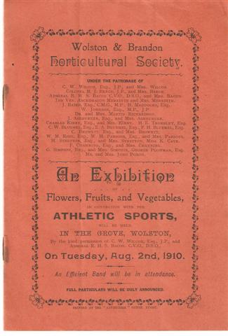 Horticultural Society Poster